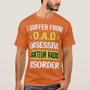 Camiseta Amor obsesivo radio aficionado radio ham radio