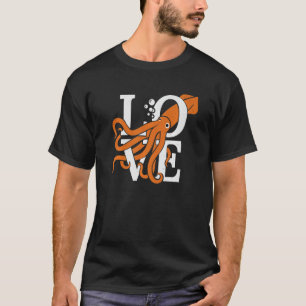 Camiseta Amor Octopus Cuttlefish Squid