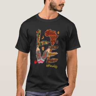 Camiseta Amor Orgulloso Para La Vida Negra Orgullo Afro Afr