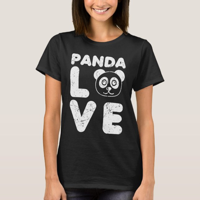 Camiseta Amor panda (Anverso)