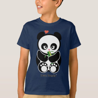 Camiseta Amor Panda® Tapón oscuro para niños