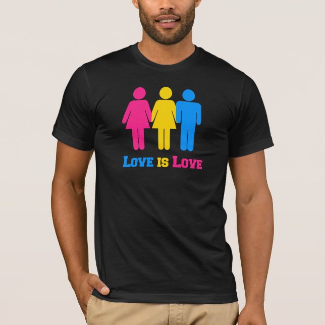 Camiseta Amor Pansexual (Anverso)