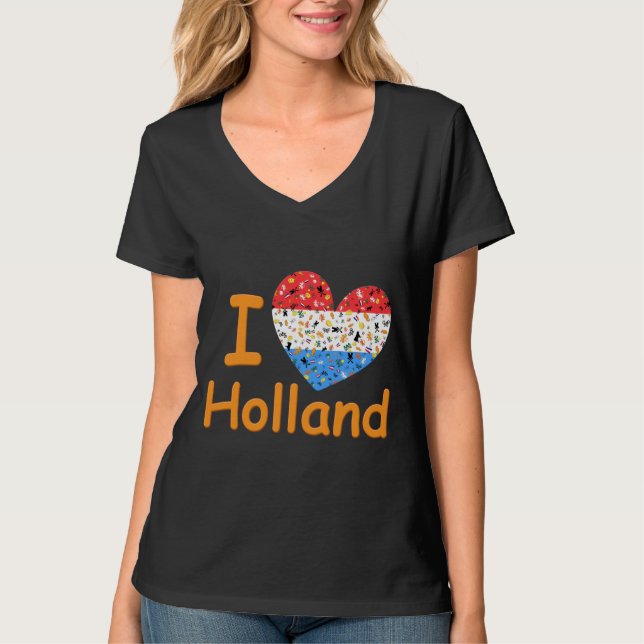 Camiseta Amor para Holanda (Anverso)