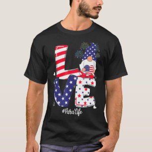 Camiseta Amor Para La Vida 4 De Julio Enfermeras Lindas Enf