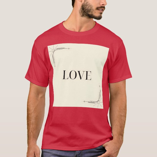 Camiseta Amor para ti chico (Anverso)