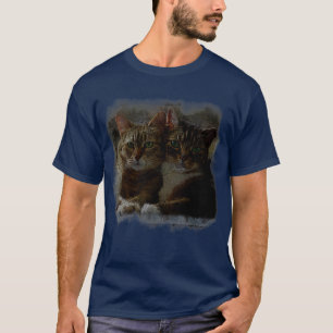 Camiseta Amor pareja de gatos