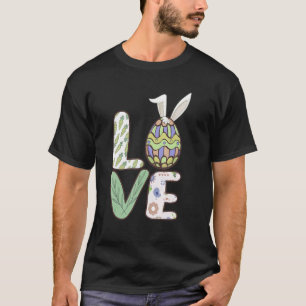 Camiseta Amor Pascua Bunny Eggs Caza de Huevos Pascua