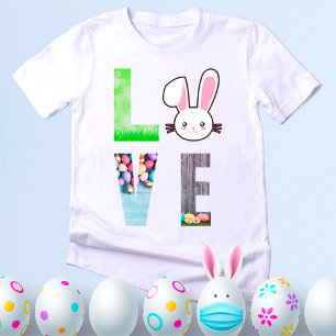 Camiseta Amor Pascua - Conejo de Pascua - Huevo de Pascua