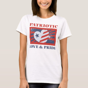 Camiseta Amor patriótico y orgullo