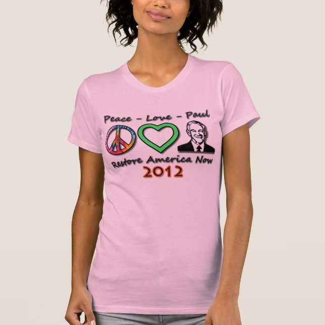 Camiseta Amor Paul de la paz (Anverso)