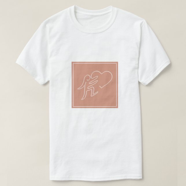 CAMISETA AMOR (PAZ) (Diseño del anverso)