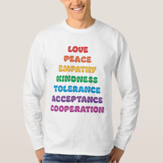 Camiseta Amor, Paz, Empatía...