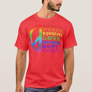 Camiseta Amor Paz Igualdad Inclusión Amor Diversidad L