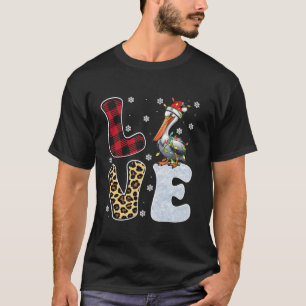 Camiseta Amor Pelican Buffalo Navidades Luces Santa