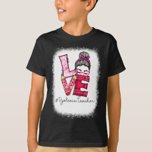 Camiseta Amor Pelo Desordenado Dislexia Día de San Valentín