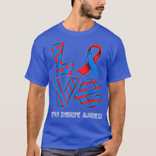 Camiseta Amor Personalizado Apoyo a Noonan Síndrome Concien
