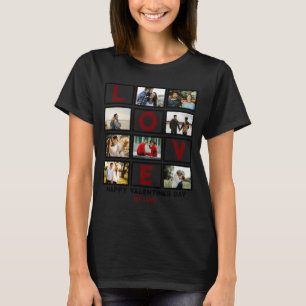 Camiseta Amor Personalizado Feliz Día de San Valentín 8 Fot