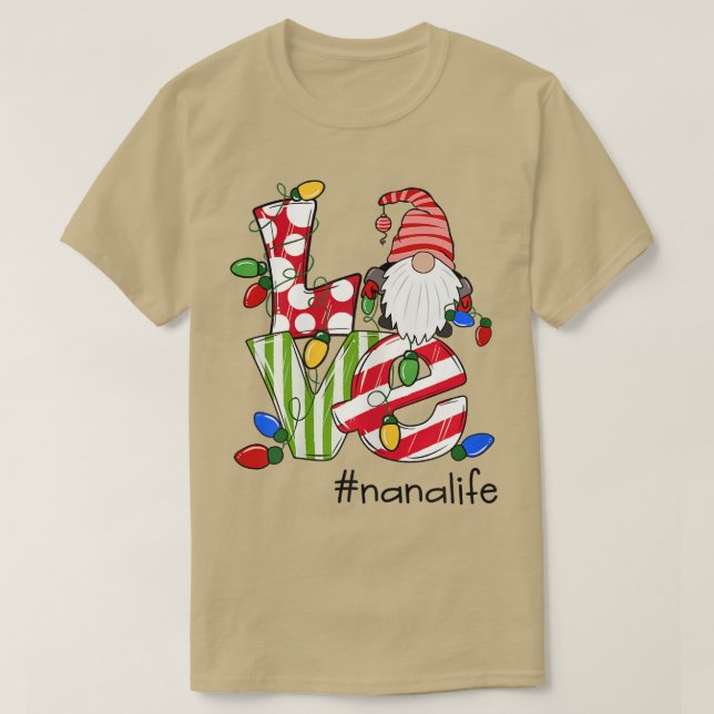 Camiseta Amor personalizado Nanalife Candy Gnome Chris (Diseño del anverso)