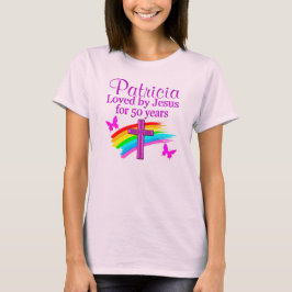 CAMISETA AMOR PERSONALIZADO POR DISEÑO DE 50 CUMPLEAÑOS DE