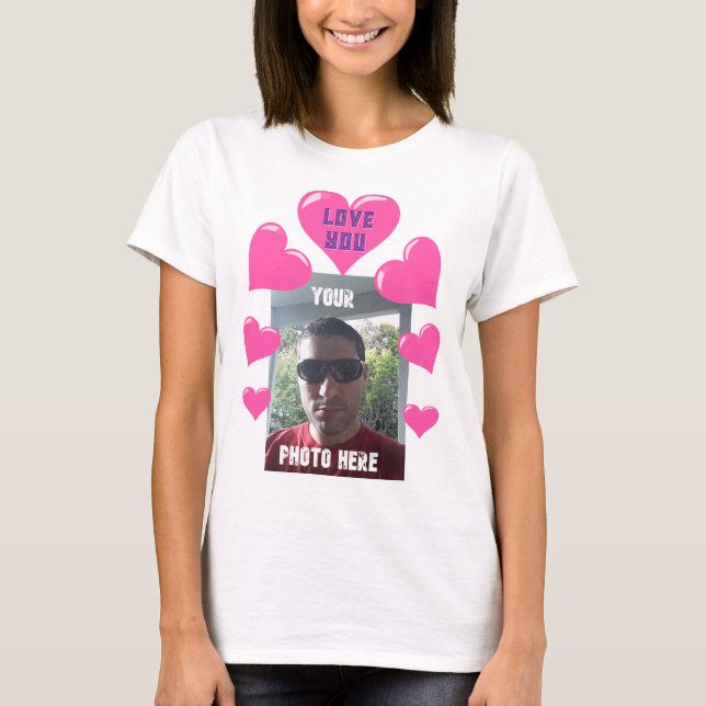 Camiseta Amor personalizado San Valentín (Anverso)