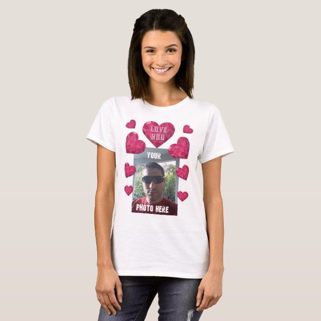 Camiseta Amor personalizado Valentine 2.0 (Anverso completo)