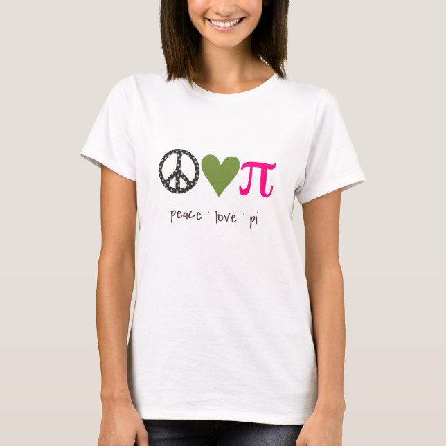 Camiseta Amor pi de la paz (Anverso)