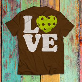 Camiseta Amor Pickleball Corazón