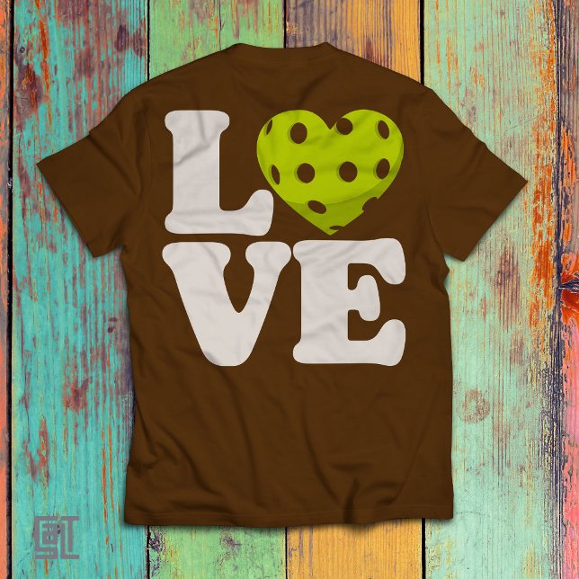 Camiseta Amor Pickleball Corazón (Subido por el creador)