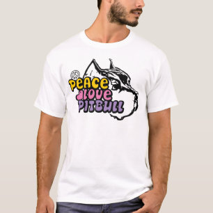 Camiseta Amor Pitbull, BSL anti de la paz