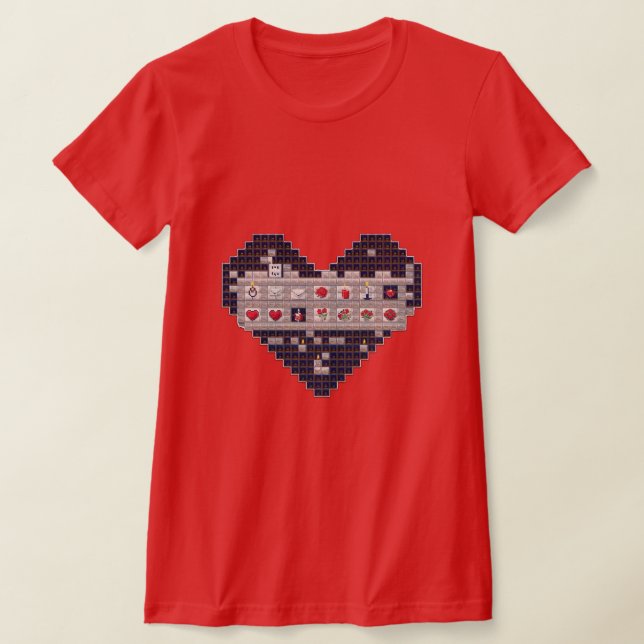 Camiseta Amor Pixelado (Distribución)