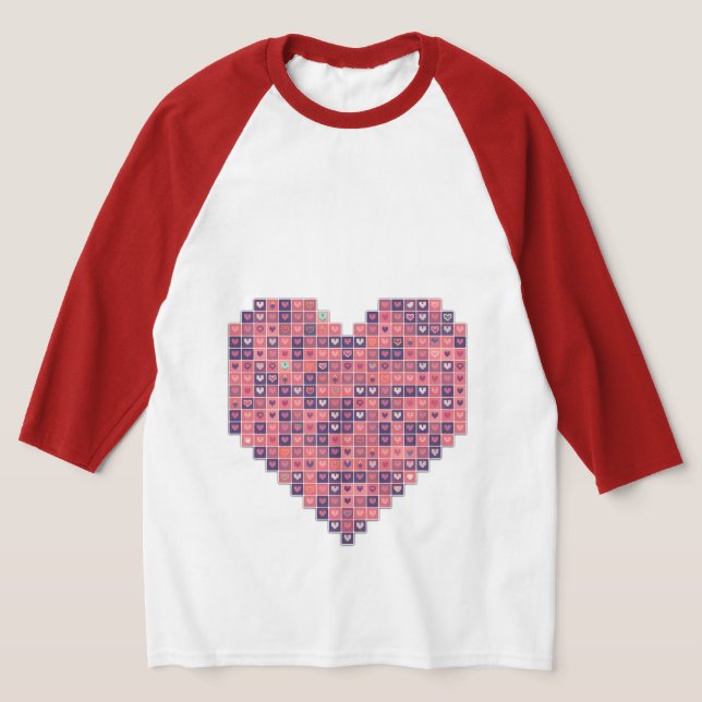 Camiseta Amor Pixelado (Distribución)