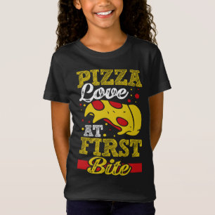 Camiseta Amor Pizza Al Primer Bite