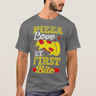 Camiseta Amor Pizza Al Primer Bite