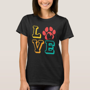 Camiseta Amor Pomerania Paw Pommy Perro Raza Alemana Spitz