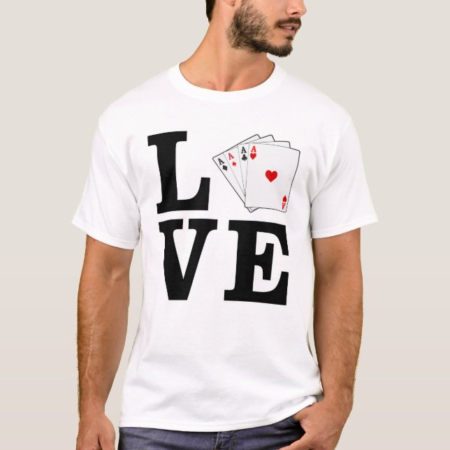 Camiseta Amor Póquer (Anverso)