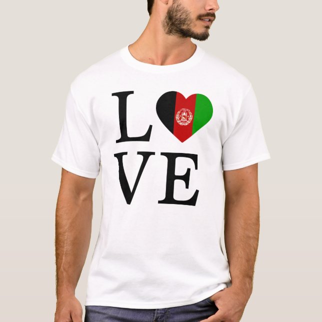 Camiseta Amor por Afganistán (Anverso)