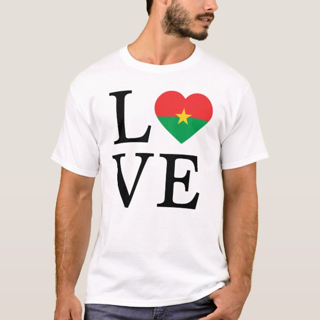 Camiseta Amor por Burkina Faso (Anverso)