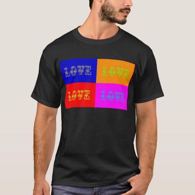 Camiseta Amor por el arte pop (Anverso)