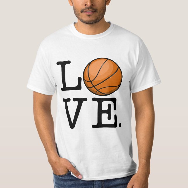 Camiseta Amor por el básquetbol (Anverso)