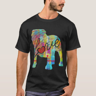 Camiseta Amor por el Bulldog Inglés (Bully) - Un estilo de