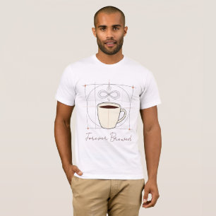 Camiseta Amor por el Café Elaborado para Siempre