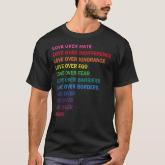 Camiseta amor por el odio, amor por la indiferencia LGB Cla