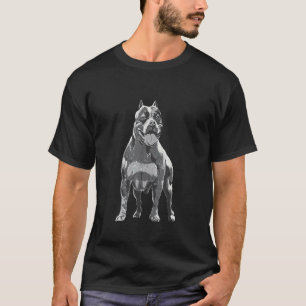 Camiseta Amor por el perro American Bully Lindo y divertido