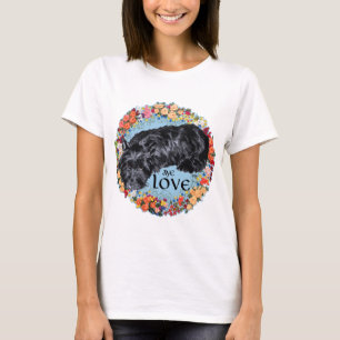 Camiseta Amor por el Terrier Escocés