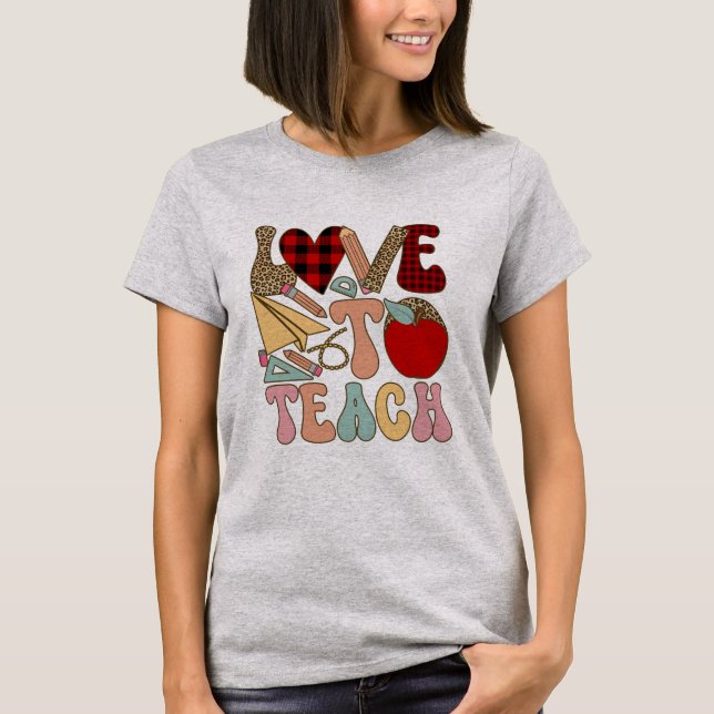 Camiseta Amor Por Enseñar (Anverso)