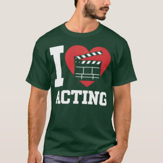 Camiseta Amor por hacer películas Clapperboard Amigos del c