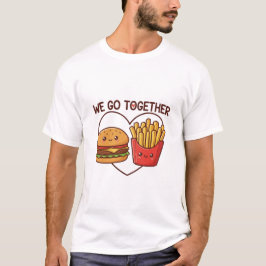 Camiseta Amor por la Comida Rápida: "Nosotros Vamos Juntos"