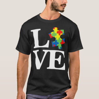 Camiseta Amor por la conciencia del autismo