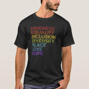 Camiseta Amor por la igualdad inclusión diversidad paz amor