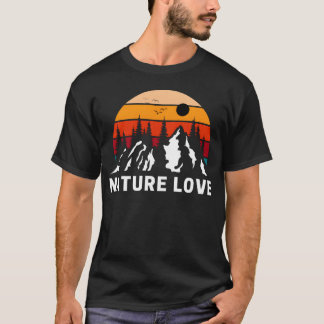 Camiseta amor por la naturaleza divertido